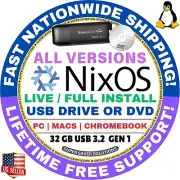 NixOS NIX OS LINUX LATEST FULL/LIVE USB/DVD GNOME PLASMA DESKTOP MINIMAL ISO