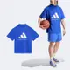 adidas 短袖 Basketball Tee 男款 藍 白 純棉 寬鬆 籃球 運動 短T 愛迪達 IX1967