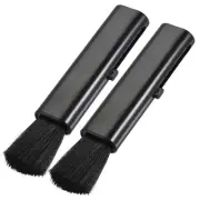 2Pcs Computer Cleaning Brush Tools Soft Bristle with 3.6" Plastic Handle