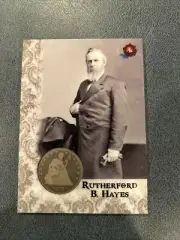 Rutherford B Hayes 2020 Historic Autographs POTUS First 36 Silver Coin Card 1/10
