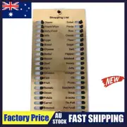 Reusable Metal Grocery List, Shopping List Memory Reminder Board Shopping ListTK