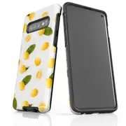 For Samsung Galaxy S10 Case, Armour Tough Cover, Lemons