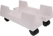 VINTORKY Desk Space : Rolling CPU Stand Holder Casters Mobile Computer Tower Mount