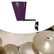 Cowbell with Clamp Hand Percussion 7inch Drum Kits Metal Sturdy Musical