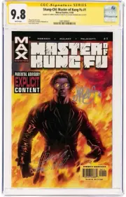 Shang-Chi: Master of Kung Fu #1 Signed Jimmy Palmiotti Doug Moench CGC 9.8 2002