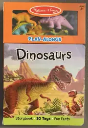 New Melissa & Doug Storybook Play Alongs. Dinosaurs. READ