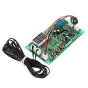 ZHIYU® DC 12V 2 Way 3 Wire Fan Smart Temperature Controller With Temperature Speed Digital Display Stop-Rotating Alarm F