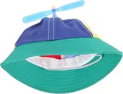 [Ipetboom] Lightweight Boys and Girls Hat Bamboo Dragonfly Baseball Cap Boys and Girls Sunshade Essential