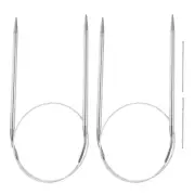 2pcs 23.62" Circular Knitting Needles US 8/5.0mm Needles 5.51" Short