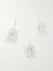 [STONE AND STRAND] STONE AND STRAND - Gothic Initial 14-karat Gold Diamond Pendant - T T Gold