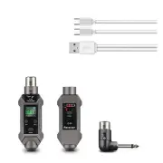 16-Channel Plug-on Microphone Wireless System Transmitter& Receiver& XLR Adapter