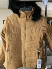 Obermeyer Tuscany II Women's Winter Jacket, Size 8, Brown Sugar NWT