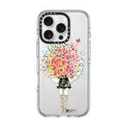 iPhone 16 Pro Clear Case MagSafe Compatible Abundance Flower Girl