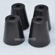 4pcs Speaker Shock Spike Foot Pad Isolation Floor Base Stand Rubber Pad Φ45x50mm