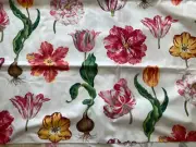 BTY Brunschwig & Fils “Nieuw Amsterdam Tulip” Hand Printed Cotton Fabric