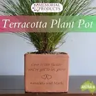 Terracotta Clay Plant Pot - Personalised