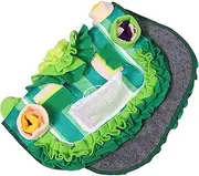 JUMPLAWN Pet Sniffing Training Pad Dog Snuffle Mat Pet Sniffing Dog Training Mat Sniffing Mat Nosework for Dogs for Hamsters Pet Foraging Pet Slow Food Pad Oxford Cloth