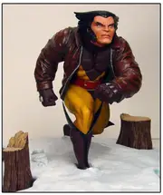 X-Men - Wolverine In Snow Resin Statue