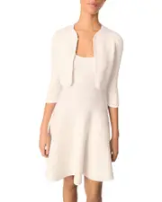 Maje Cropped Sequin Cardigan