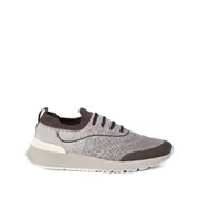[Brunello Cucinelli] Brunello Cucinelli Knitted Sneakers 41 IT BROWN
