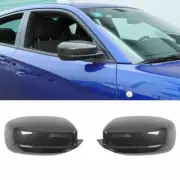 FOR 2011-2022 DODGE CHARGER ADD-ON CARBON FIBER SIDE MIRROR COVER CAP OVERLAY