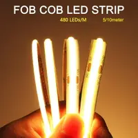 在飛比找樂天市場購物網優惠-12v 24V COB LED 燈條 10M 5M 480L