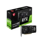 MSI RTX 3050 VENTUS 2X 6G OC Video Card, Boost 1492 MHz / 14 Gbps, 6GB GDDR6