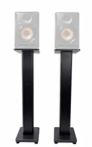 (2) Rockville 36” Studio Monitor Speaker Stands For Pioneer DJ Bulit6