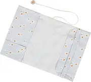 KALLORY Handmade Fabric Book Cover Sleeve Washable Book Protector for Notebooks Creative Daisy Design for Book Lovers and Personal Collections