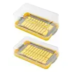 Butter Keeper Butter Container Multipurpose Butter Dish with Lid Butter Slicers