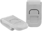 Mother's Choice Multi-Purpose Child Safety Appliance Latch - 2 Pack, Easy Install, Secure Press & Pull Lock, Flexible Strap, Adhesive Backing, White