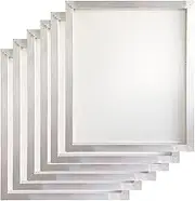 Aluminum Screen Printing Screens 51X61 cm Frame-160 White Mesh (6 PCS)