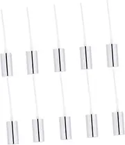 Totority 10pcs Fine Spray Bottle Heads Replacement Tops for Watering Plants House Cleaning and Air Fresheners Durable Spray Nozzles Silver