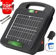 Portable Solar Charger Electric Fence 3 Mile 0.25 Joules Pet Containment System