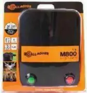 Gallagher G323524 M800 Electric Fence Energizer - Black