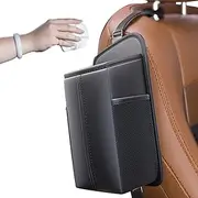 Car Backseat Organizers | Seat Rectangle Tissue Box Cover,Adjustable Strap Tissue Holder Large Capacity Auto Accessories for Truck, Vehicle & Travel