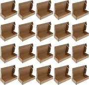 OHPHCALL 20pcs Boxes Corrugated Mailer Boxes Reusable Packing Boxes for Shipping Storage and Lightweight Cardboard Shipping