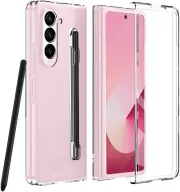For Samsung Galaxy Z Fold 6 Case with S Pen Holder,For Samsung Fold 6 Clear Case