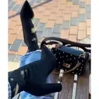 Pointy Toe Ankle Block Heel Boot / SARAH SIAH