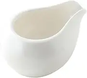 ABOOFAN Ceramic Creamer, Coffee Milk Creamer Pitcher Cream Jug Syrup Pitcher Porcelain Gravy Boat Milk Creamer Jug Serving Pitcher Frothing Pitcher for Kitchen White
