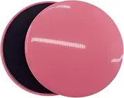 Fitness Gliding Discs - Duaal Sided Core Sliders | Sliders Gym and Home Fitness Equipment | Sliding Discs for Use on Carpet and Hardwood Floors | Exercise for Full Body Workout for Abdominal Workouts