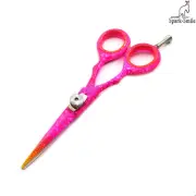 Pink Sharp Barber Hairdresser Scissor Stylish heircutting Sloan Scissors CE