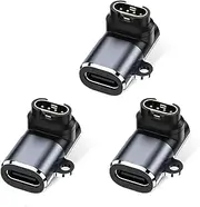 3 Pcs USB-C Charger Adapter for Garmin Watch, Type C Garmin Charging Cable Converter for Fenix 8 7 7S 7X 6 E Pro,Forerunner 965 955 265 255 165 55,Instinct,Venu 3S 2 SQ,Vivoactive 5 4,Epix,Tactix