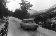 Falko Jansen Volker Low Simca 1967 Rally Car Motor Racing Old Photo