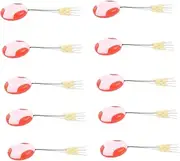 10Pcs Silicone Fishing Line Spacer Beans Tangle Fishing Accessories for Sea Lures Durable Flexible Design for Easy Use Essential Tool for Anglers