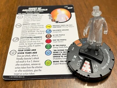 GHOST OF ABRAHAM LINCOLN 018 Undead HeroClix Chase Rare