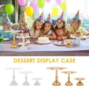 3Pcs Cake Stand 3 Sizes Cake Display Stand Smooth Metal Cake Display Riser