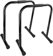 Ronyme 2X Dip Stand Dip Bar Sturdy Adjustable Height Push up Stand for Exercise Equipment