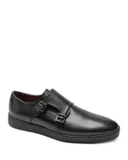 Bruno Magli Men's Palestro Hybrid Double Buckle Monk Strap Shoes