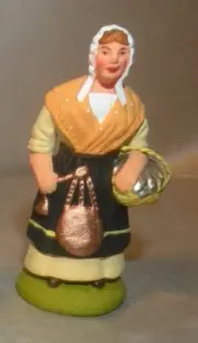 NEW The fishermonger wife, 6 cm Santons Didier